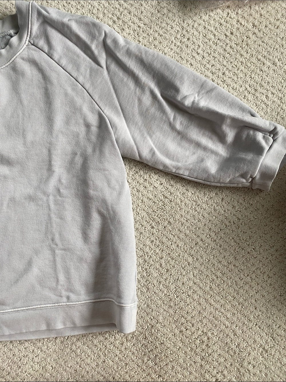 Madewell Light Blue Women’s Crewneck Sweatshirt, medium - Picture 3 of 4